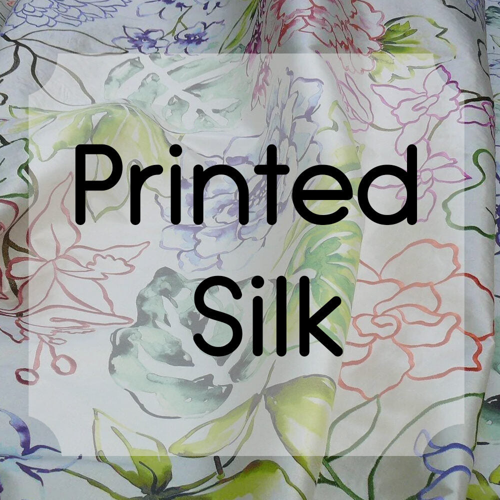 Printed Silk Silk Resource