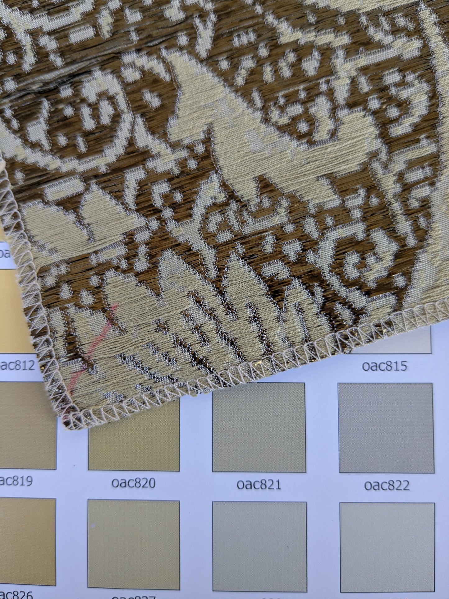 by yard Boboli Garden Silk Damask Italian Metallic Vanilla Cream White Gold MSRP USD 568/yard
