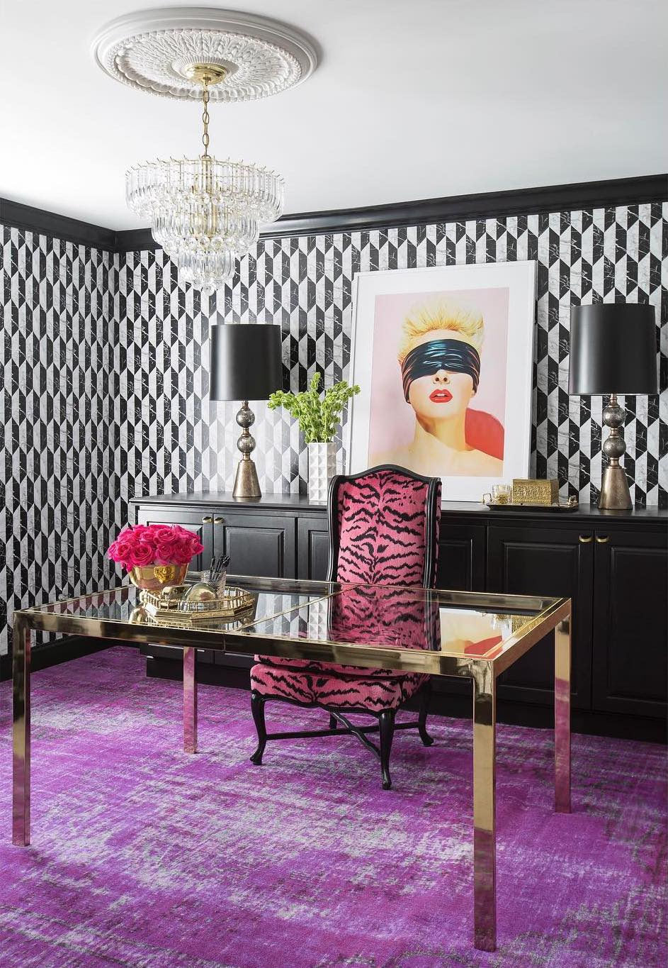 Scalamandre Tigre Jacquard Velvet Reds And Black MSRP USD 756/y