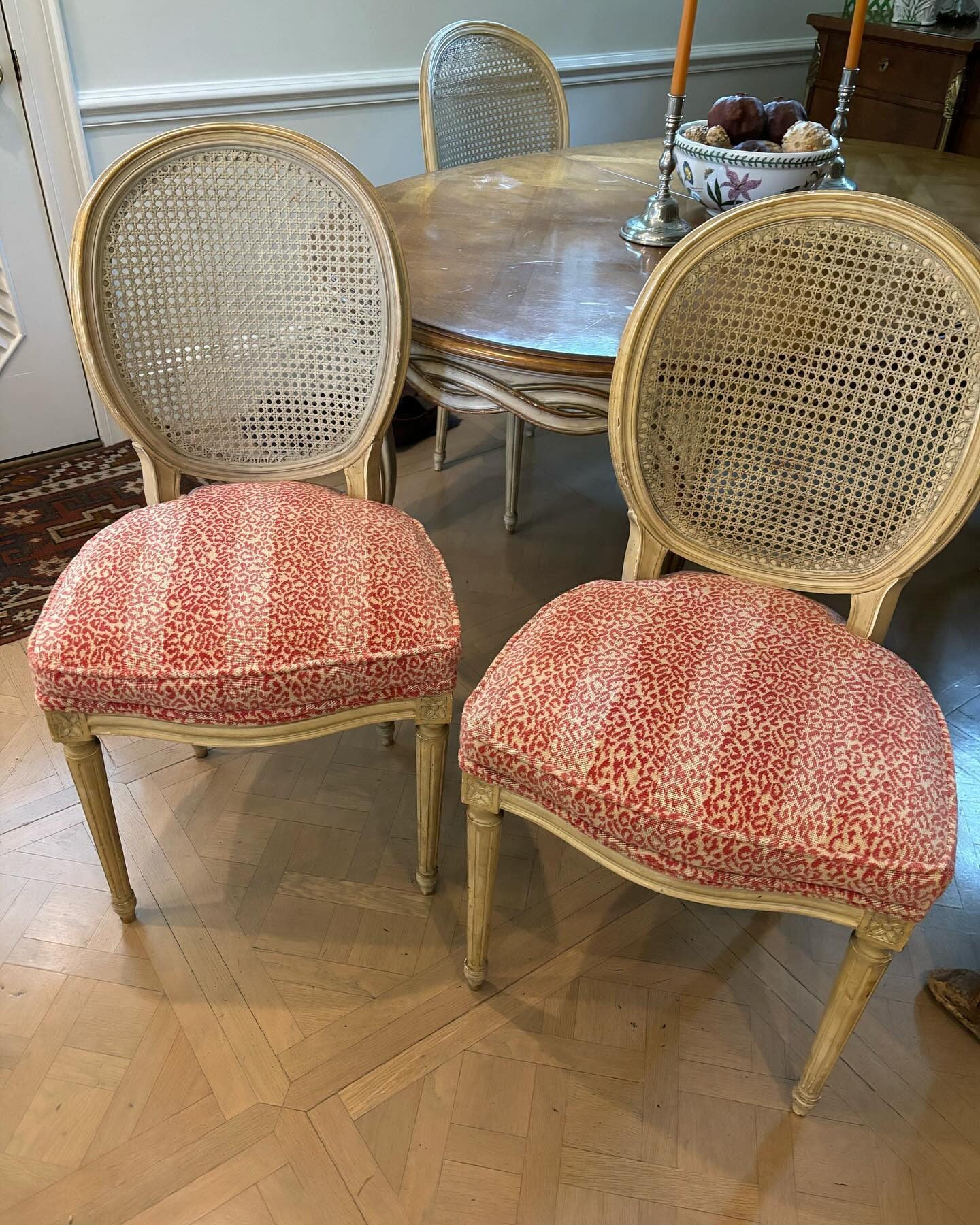 Special Order Scalamandre Corbet Tomato Red White Animal Skin Velvet Cotton MSRP USD 820/Y