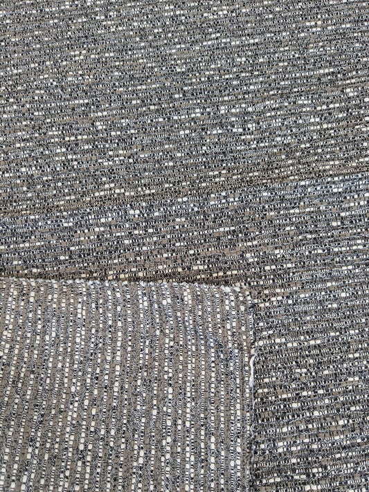 51 EV37 26" x 26" Lelievre Paris Maracas Cendre Dark Gray Solid Texture Polyester