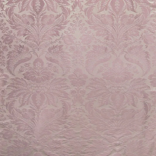 Brunschwig & Fils Damask Pierre Amethyst Renaissance Cotton Silk Fabric - Purple - Special Order - MSRP USD796/y