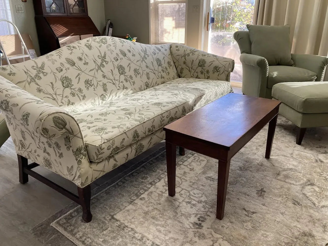 Scalamandre Hope Toile Linen French Cotton Tulip Rose Sunflower Coffee MSRP USD$160/Y