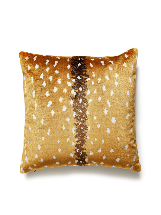 Scalamandre Antelope 22 X 22 - Tawny Decorative Pillow