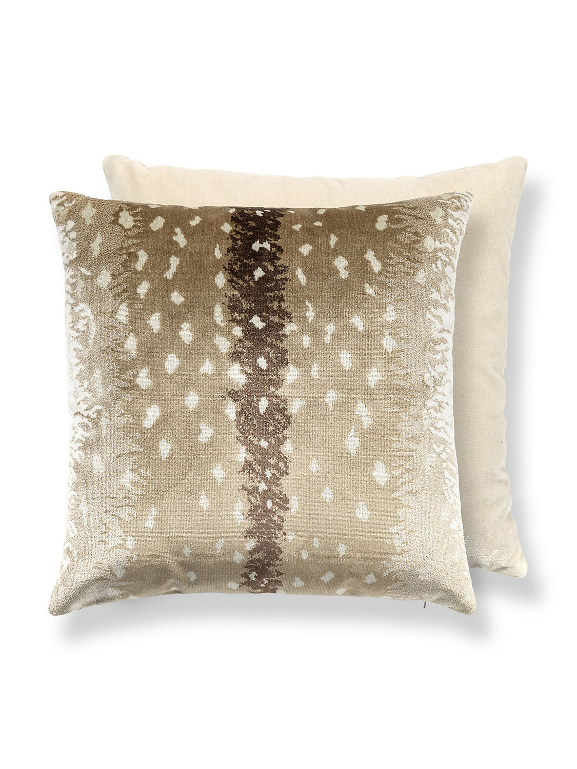 Scalamandre Antelope 22 X 22 - Sahara / Beige Decorative Pillow