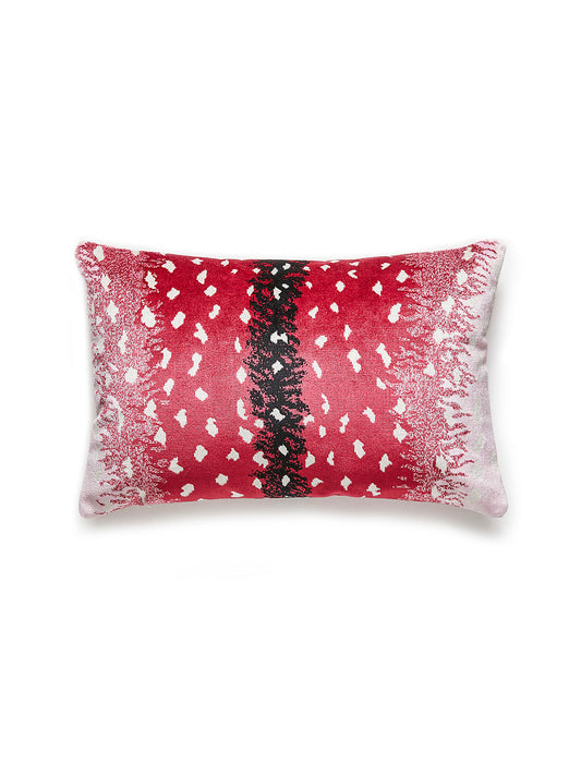 Scalamandre Antelope 14 X 22 - Raspberry Decorative Pillow