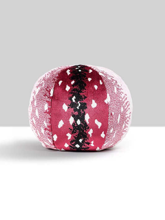 Scalamandre Antelope 12 DIA - Raspberry Decorative Pillow