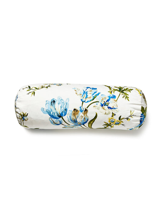 Old World Weavers Botanical Garden 21 X 7 - Porcelain Blue Decorative Pillow