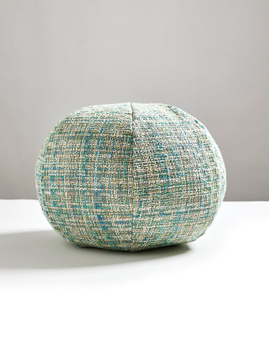 Old World Weavers Faye 12 DIA - Aquamarine Decorative Pillow