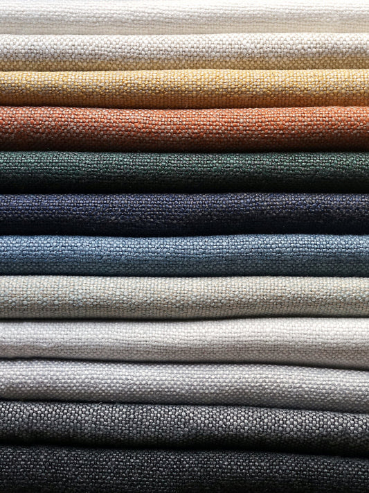 Special Order Scalamandre Linera Latte Cream White Solid Texture 100% Linen Reversible MSRP USD 290/y