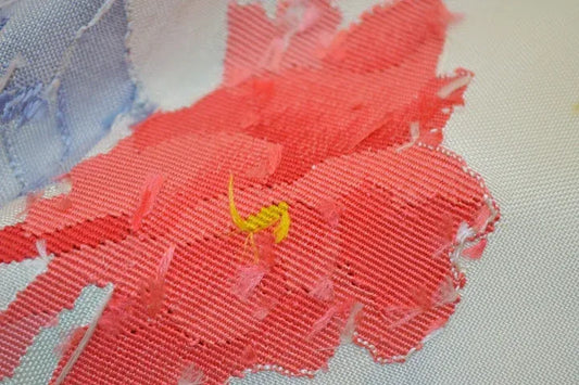 Unused Silk Nagoya Silk Obi Belt Charming Red Rose 2.3m x 35cm 90.5 x13.7 inches