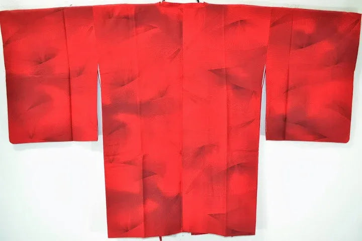 Vintage Silk Haori Jacket Dynamic Pine Tree Needle