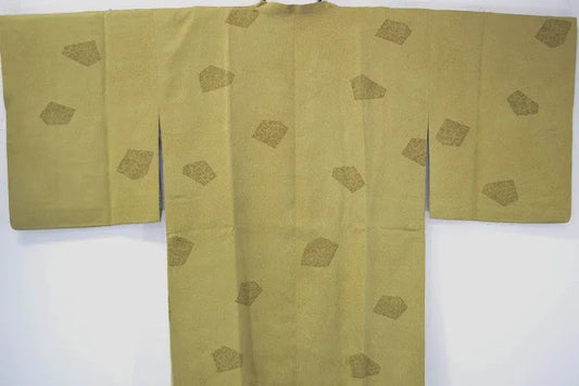Hight Quality Japanese Silk Haori Jacket Mitsukoshi Geometric tree peony