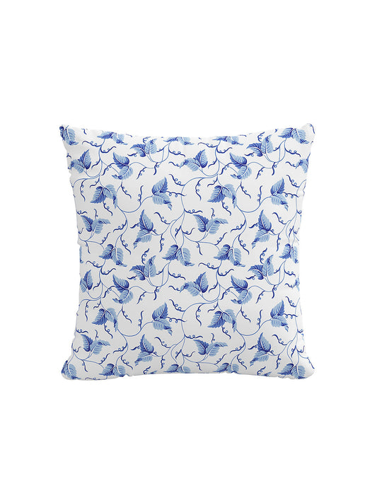 Scalamandre Ivy Scroll 20 X 20 - Bluebell Decorative Pillow