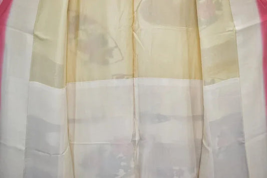 Silk Wedding TSUKESAGE Peony Chrysanthemum Maple Folding Fan Ripple