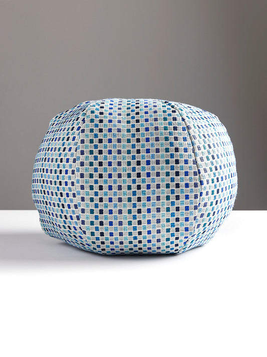 Grey Watkins Odette Weave 12 DIA - Seaside Decorative Pillow