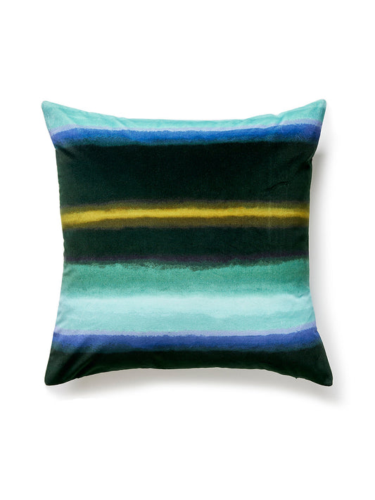 Scalamandre Esterel Velvet 22 X 22 - Mediterranee Decorative Pillow
