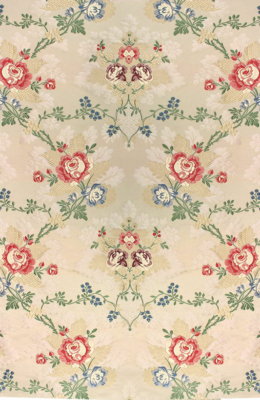 Special Order Scalamandre Tassinari & Chatel St Cloud Creme Cream Floral Historic Silk MSRP USD3232/y