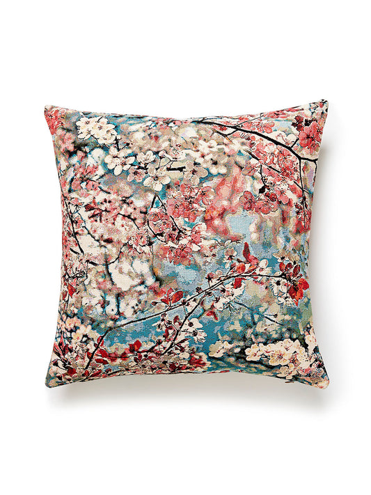 Scalamandre Sakura Tapestry 22 X 22 - Guimauve Decorative Pillow