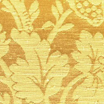 Scalamandre Delacroix Soufre Yellow Viscose Damask Historic MSRP USD 596/y