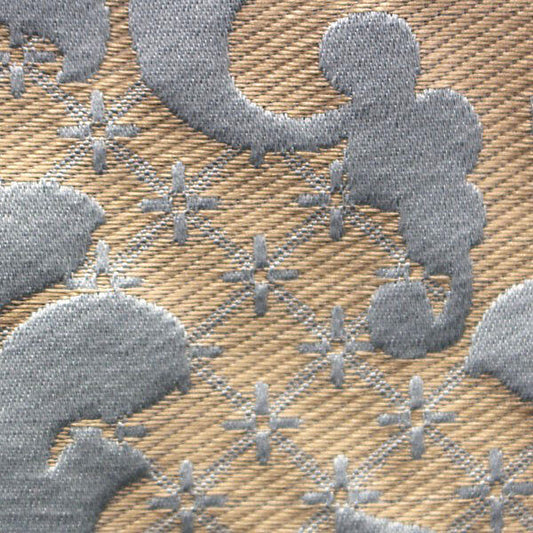 Scalamandre Louis Philippe Pourpre Purple Gold Damask Linen Silk MSRP USD1764/y