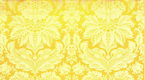 Special Order Scalamandre Lelievre Paris Orion Topaze Yellow Damask Historic Cotton Silk MSRP USD 1090/y