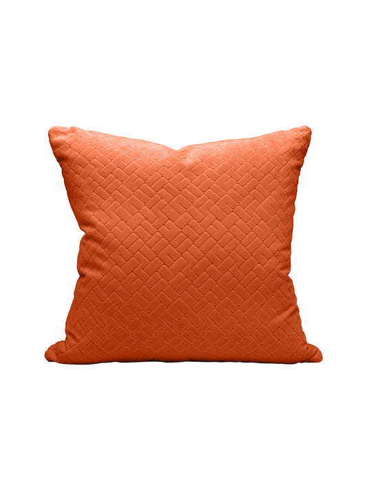 Scalamandre Vallauris Velvet 22 X 22 - Terracotta Decorative Pillow