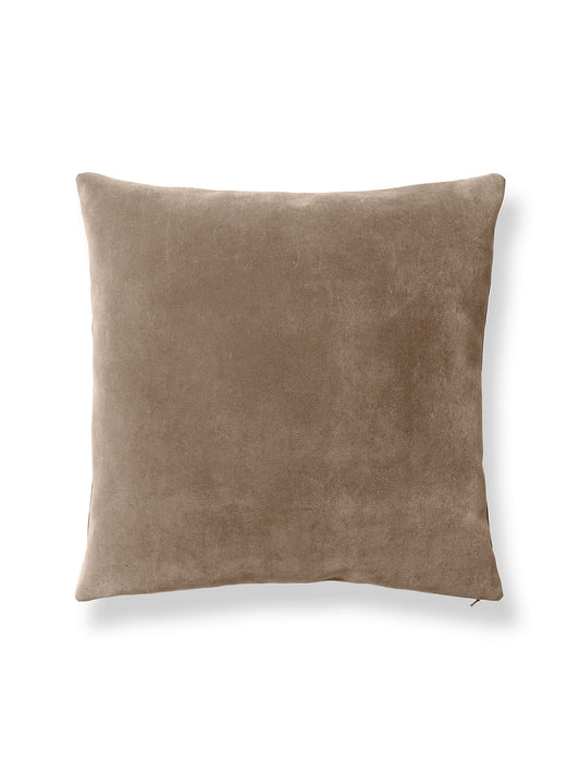 Scalamandre Georgia Suede 22 X 22 - Canyon Decorative Pillow