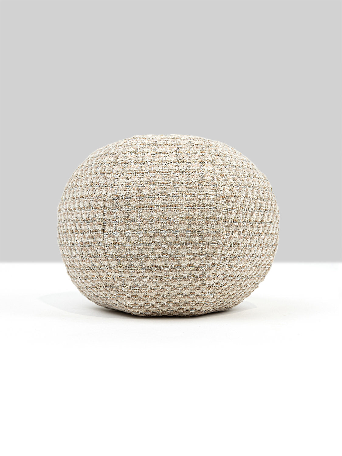 Scalamandre Heatherton 12 DIA - Nougat Decorative Pillow