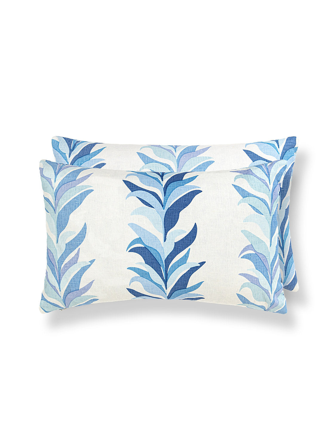 Scalamandre Chira Island 14 X 22 - Blue Marine Decorative Pillow