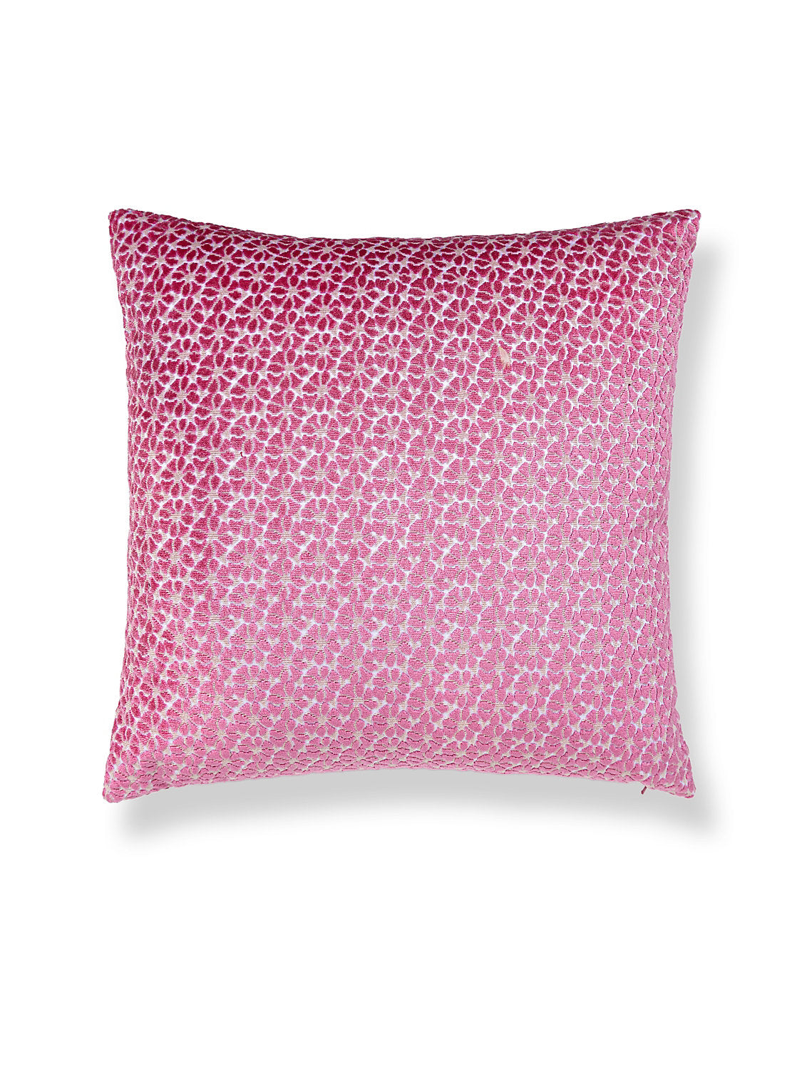 Scalamandre Petal Velvet 22 X 22 - Pinks Decorative Pillow