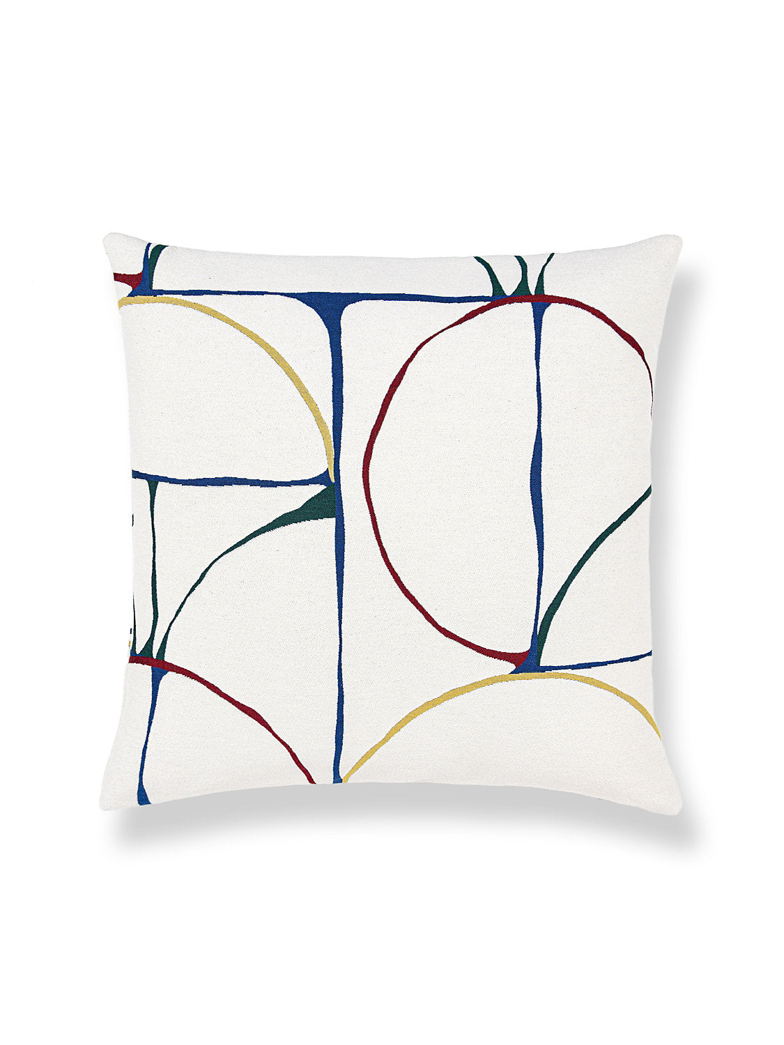 Scalamandre Aerial 22 X 22 - Primaries Decorative Pillow