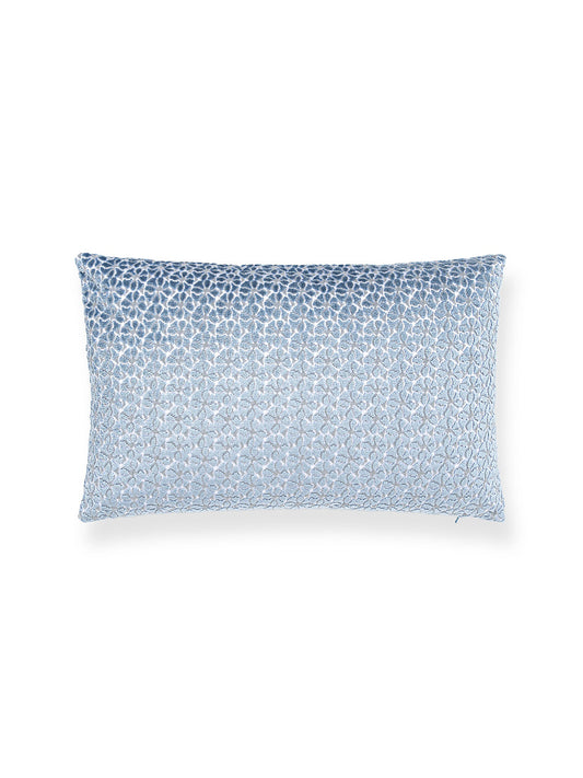 Scalamandre Petal Velvet 14 X 22 - Cornflower Decorative Pillow