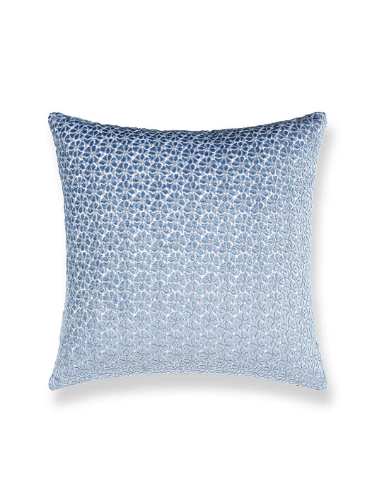 Scalamandre Petal Velvet 22 X 22 - Cornflower Decorative Pillow