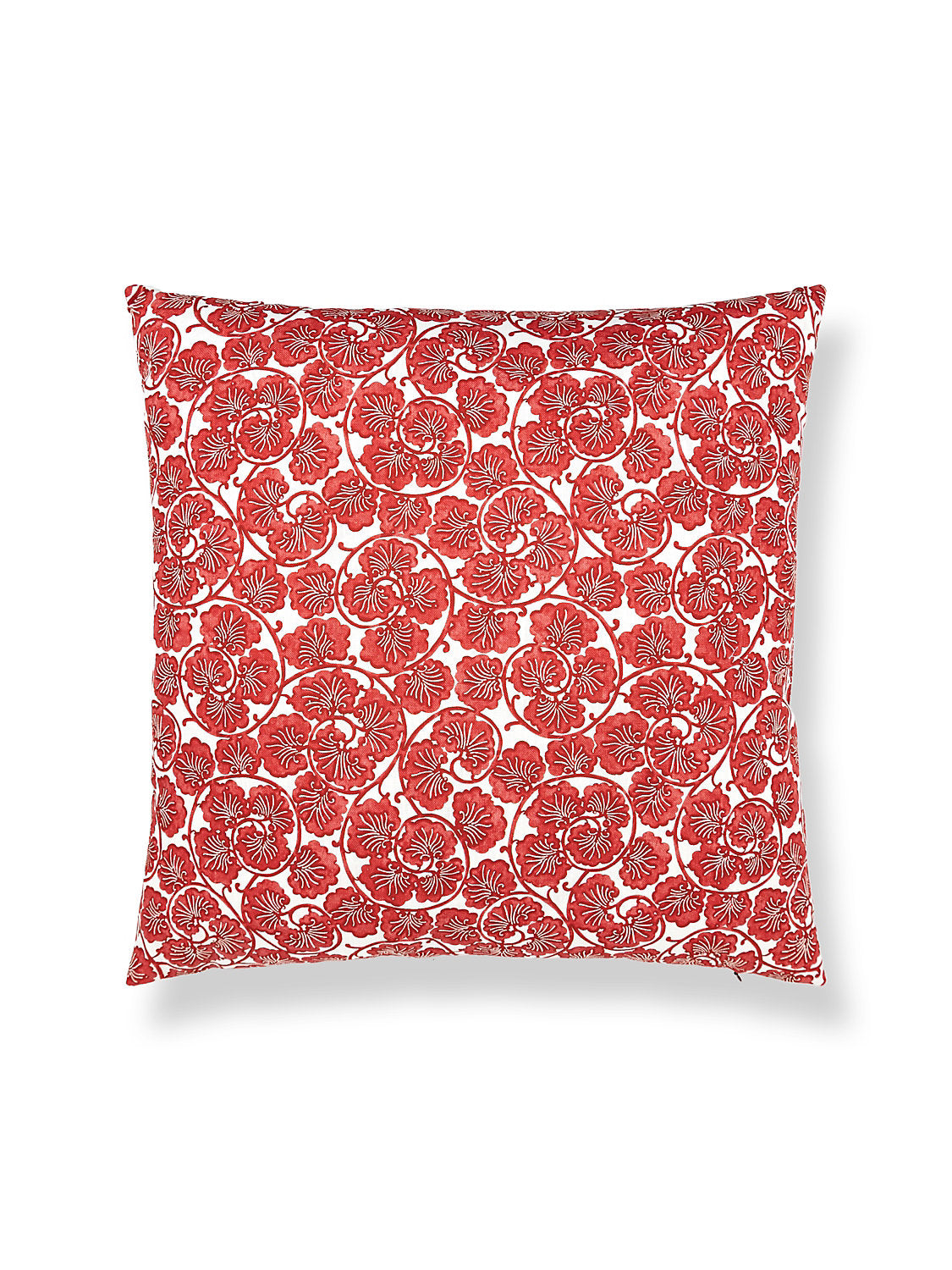 Scalamandre May 22 X 22 - Red Decorative Pillow