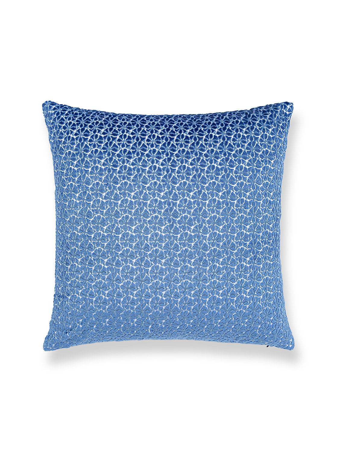 Scalamandre Petal Velvet 22 X 22 - Royal Blue Decorative Pillow