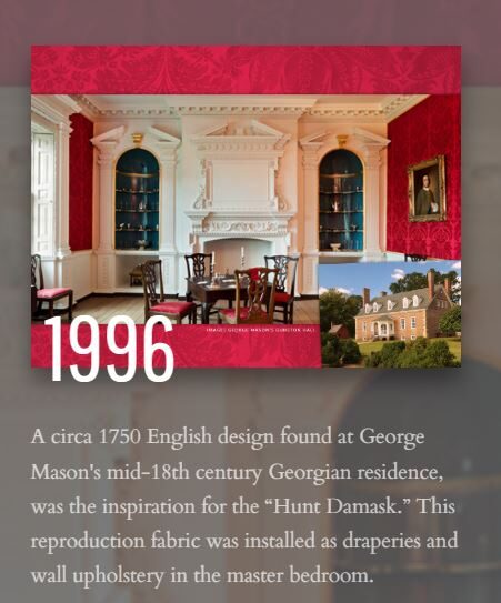 Antique Bolt! 20y 100% Silk Damask Hunter Damask Burgundy Red