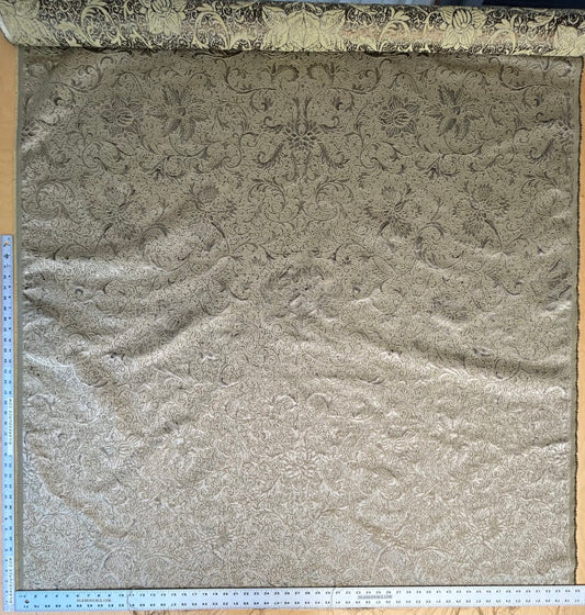 by yard Boboli Garden Silk Damask Italian Metallic Vanilla Gold MSRP USD 568/yard