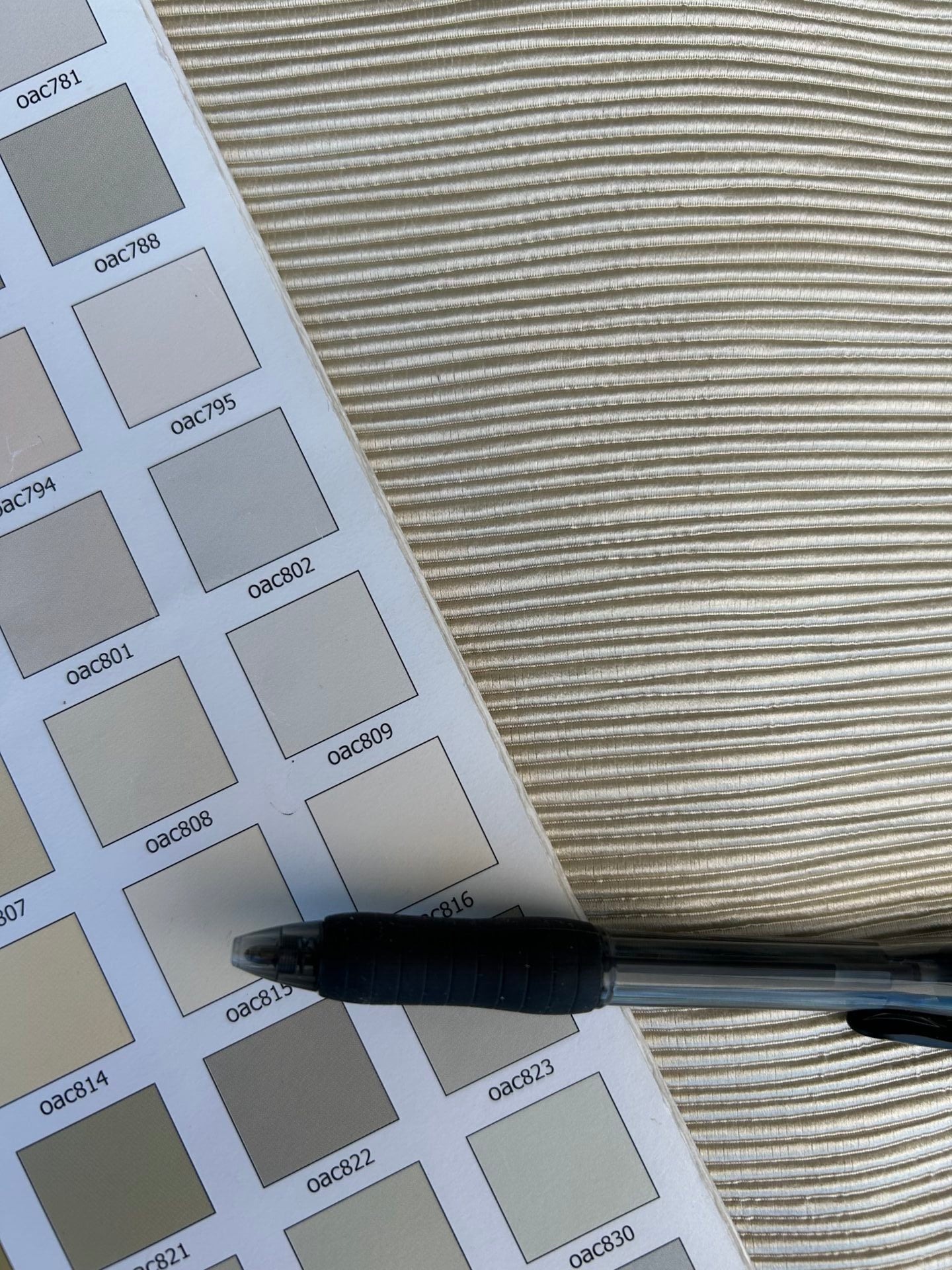 Tapestry Silk Ottoman Wide Ribbed Champagne White MSRP USD 600+/Yard