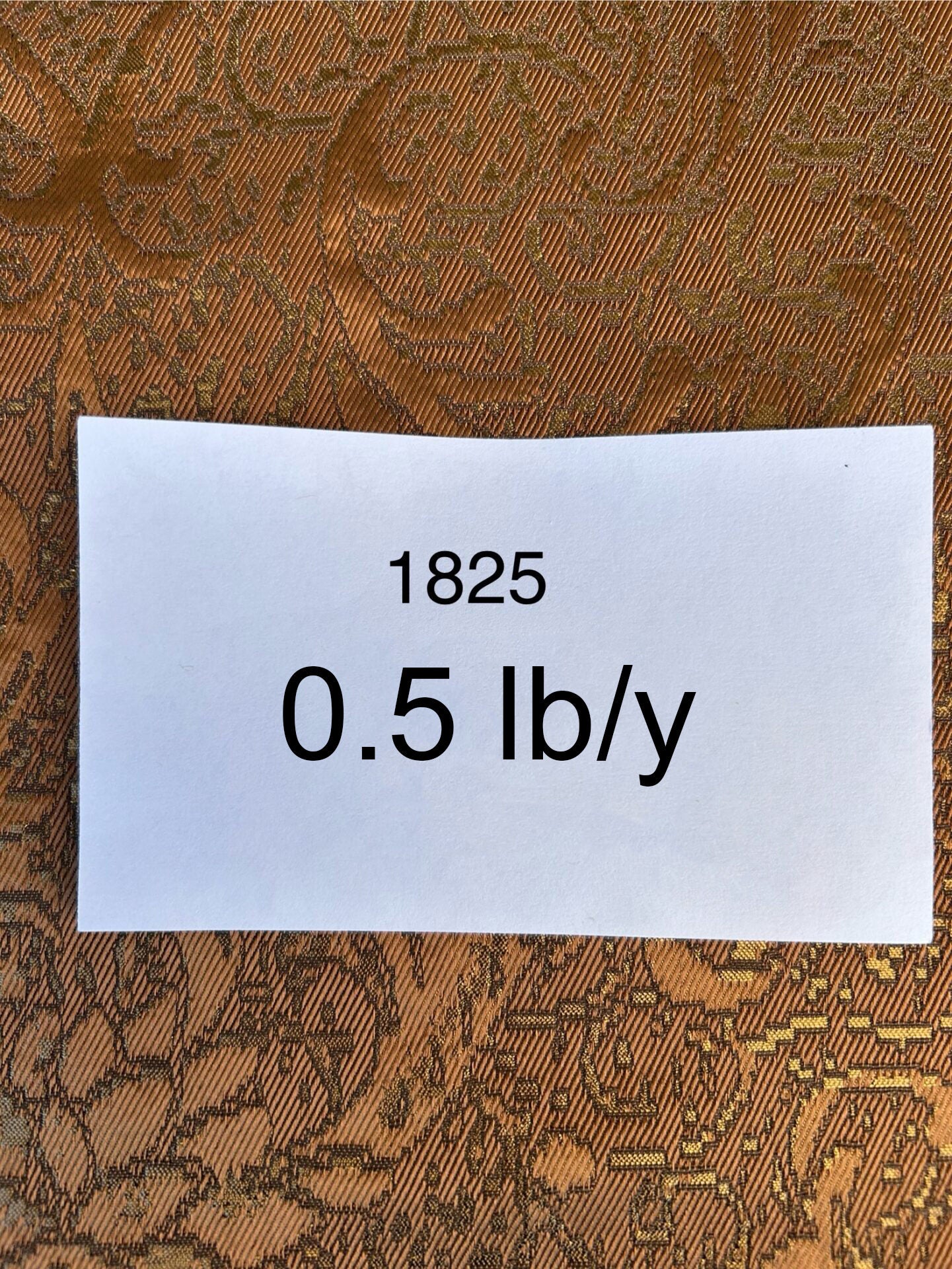 by yard Boboli Garden Silk Damask Italian Metallic Deep Copper Reddish Bronze MSRP USD 568/yard