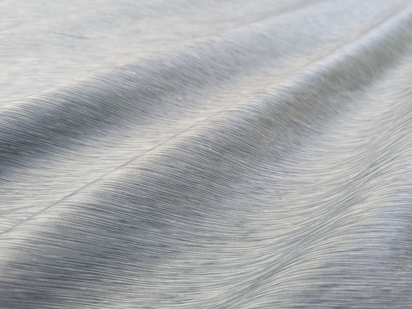 Scalamandre Hinson n Diffusion Taffeta Slate Grey Green Pale Blue Iridescent Silk Taffeta Texture MSRP USD294/y