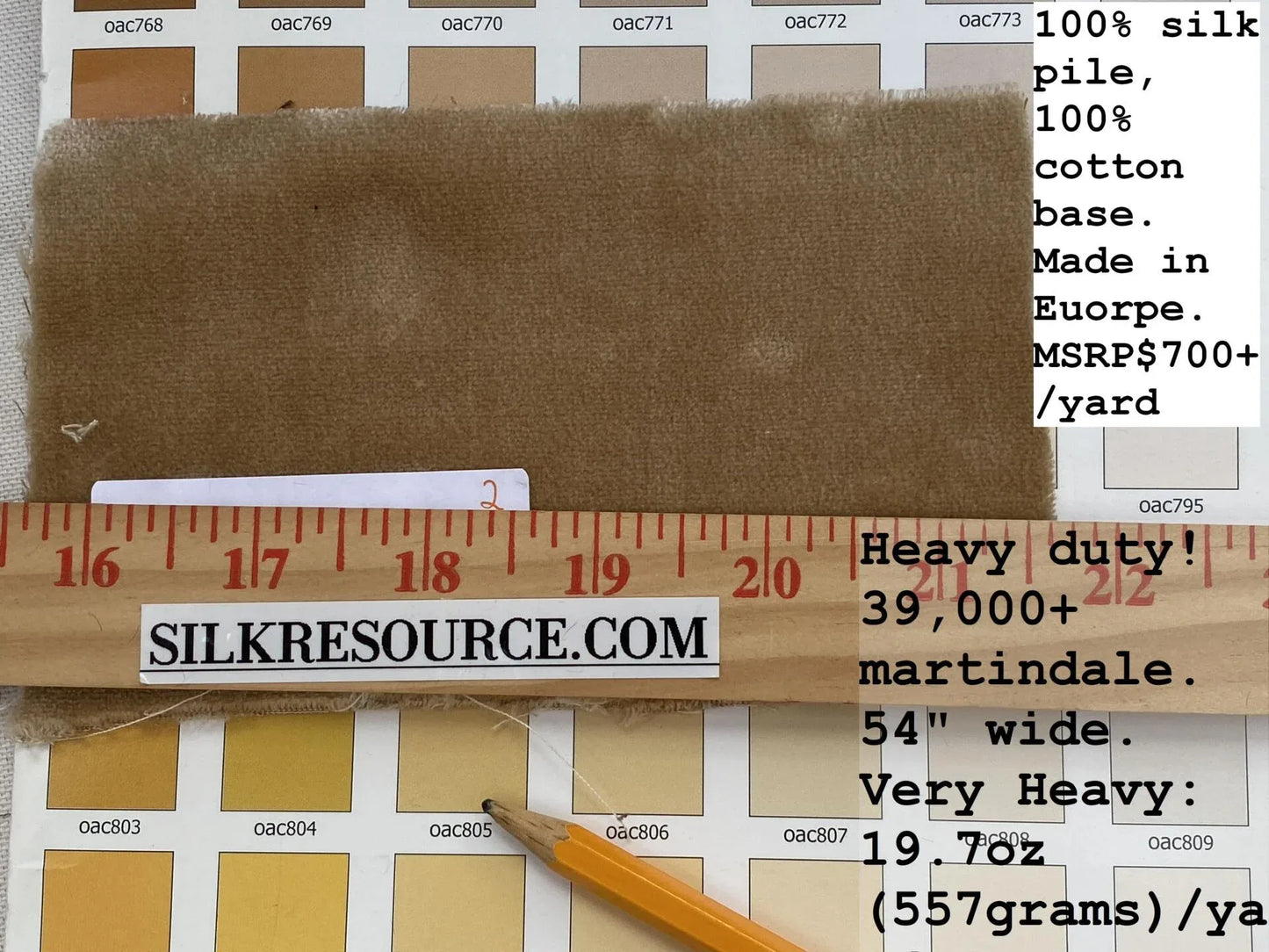 King's Silk Velvet Honey Radiance Heavy! Highest Quality MSRP USD 700+/Y