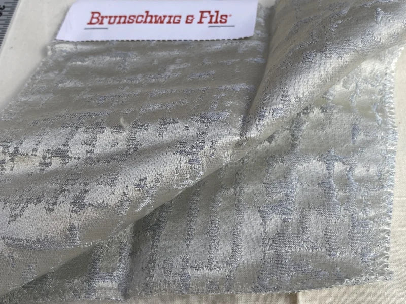 Brunschwig & Fils Ranier Silver Solid Texture MSRP USD296/y