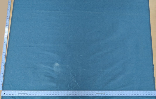 Scalamandre Hinson Diffusion Taffeta Teal Blue Silk Solid Texture MSRP USD294/y