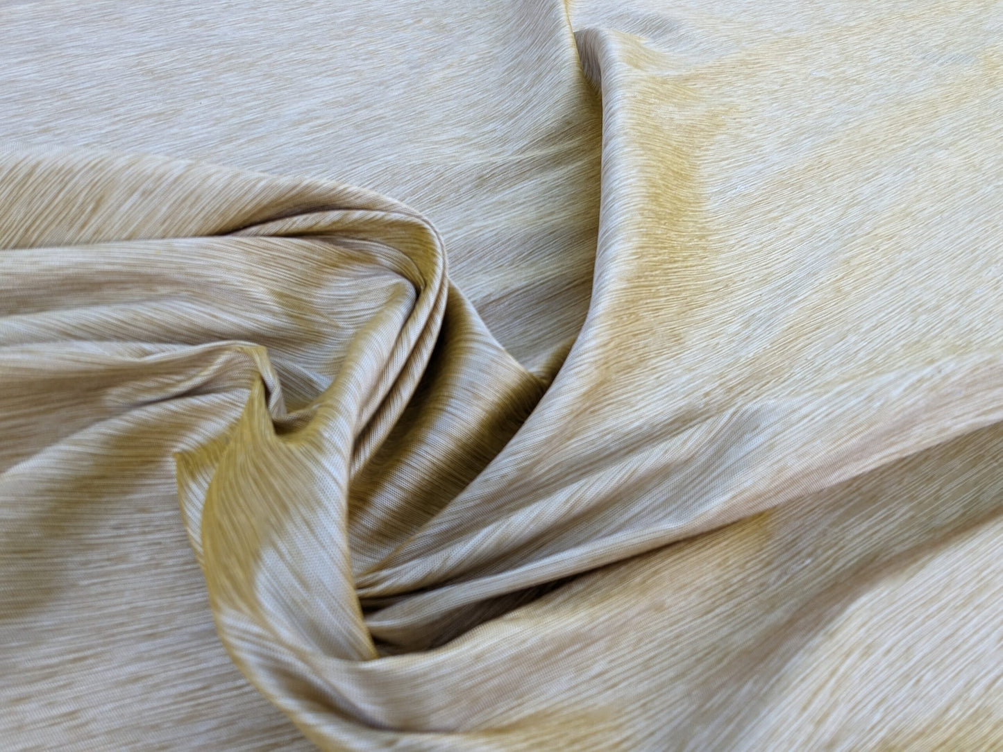 Scalamandre Diffusion Taffeta Gold Silk Solid Texture MSRP USD294/y