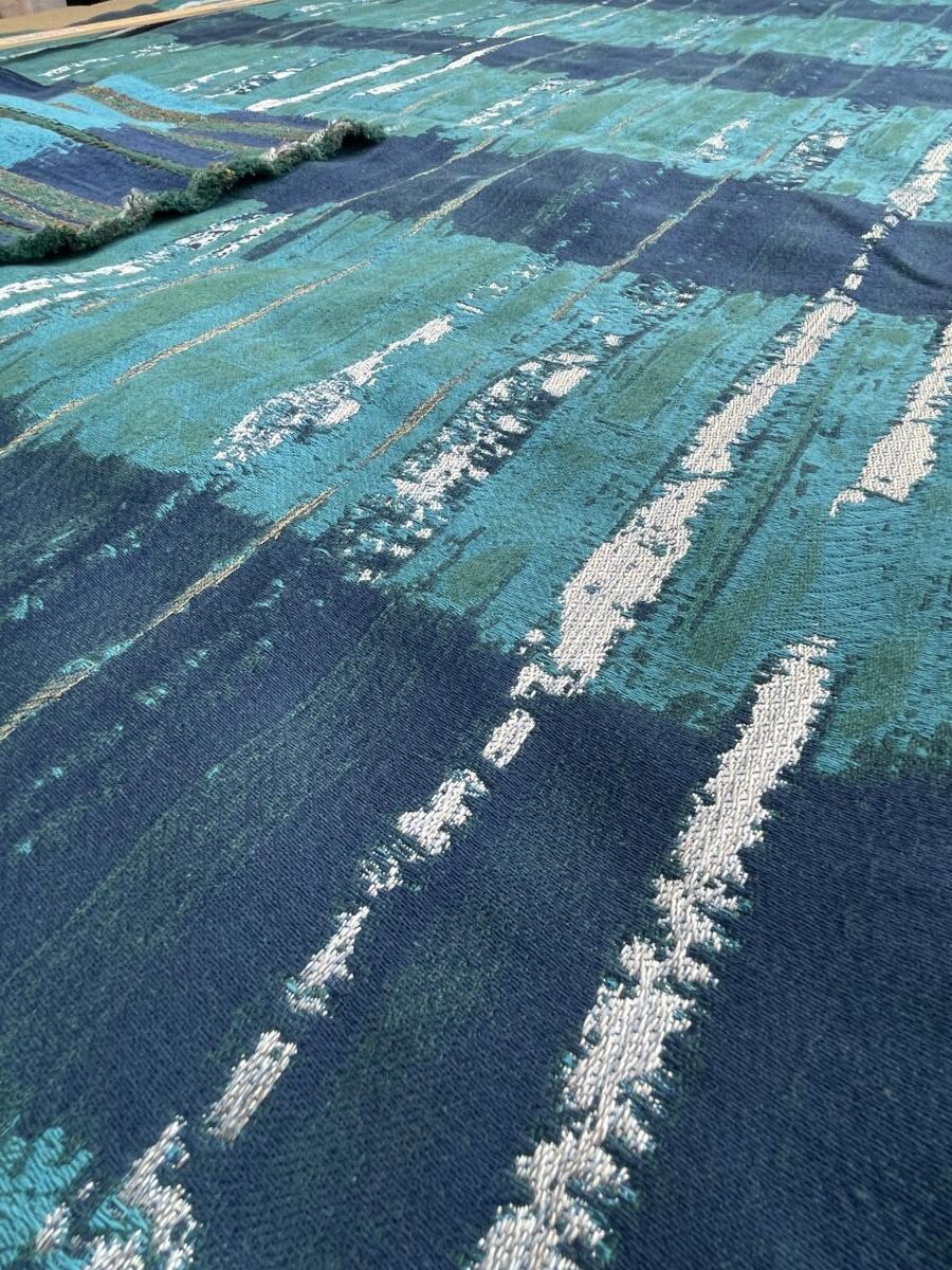 BerkBox44-4 Scalamandre Granite Gorge Peacock - 2.4 Yard