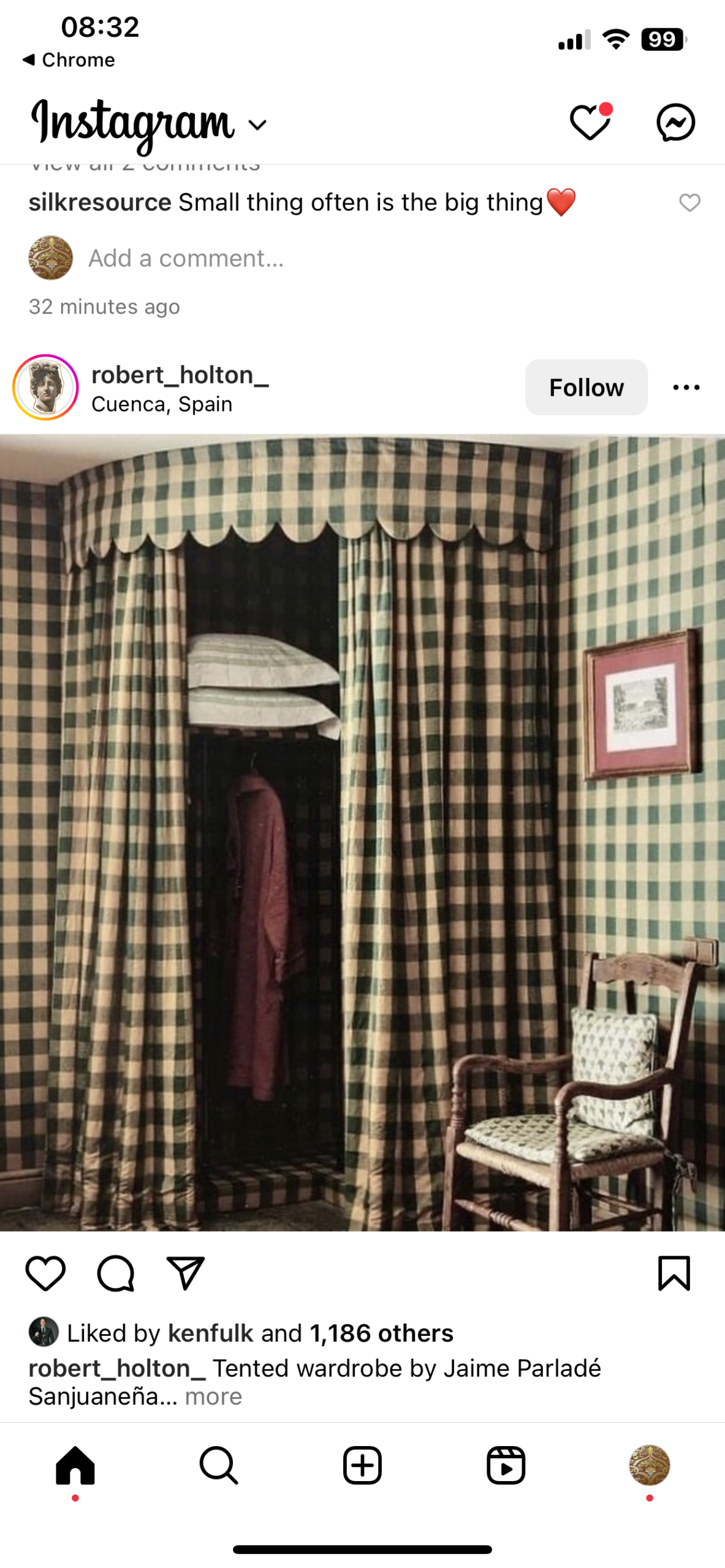 Robert Allen Watkins Glen In Spring Green 100% Silk Plaid Check MSRP USD120/Y