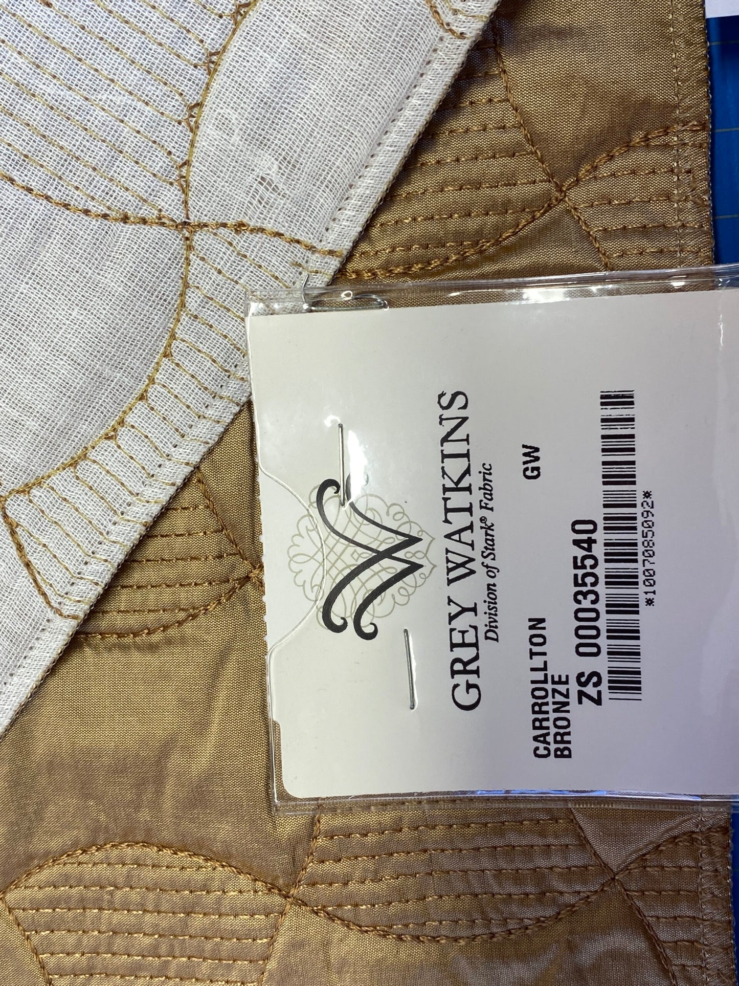 26 Berkbox72 Scalamandre Square Grey Watkins Carrollton Bronze Embroidery Brown MSRP USD 258/y