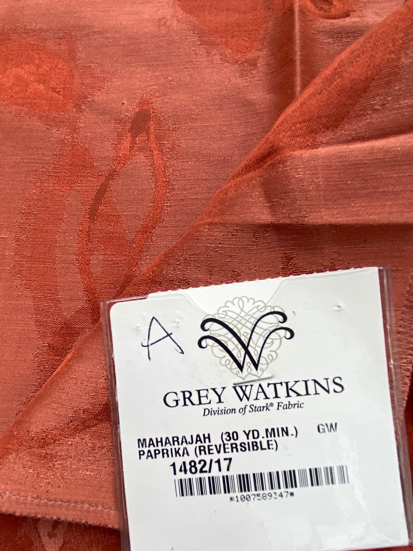 18 Berkbox71 Scalamandre Square Silk Grey Watkins Maharajah Paprika Reversible Red Tree Foliage MSRP USD348/y