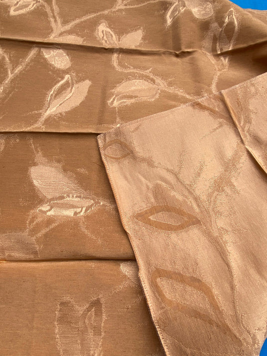 48 Berkbox71 Scalamandre Square Silk Grey Watkins Maharajah Clove Reversible Brown Contemporary MSRP USD 348/y